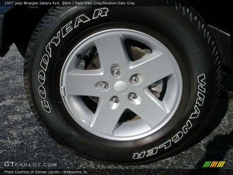 Black / Dark Slate Gray/Medium Slate Gray 2007 Jeep Wrangler Sahara 4x4