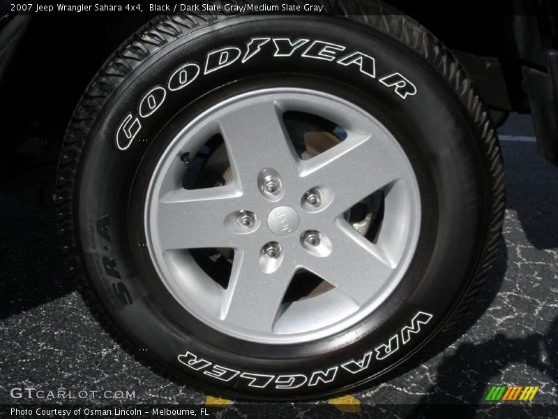 Black / Dark Slate Gray/Medium Slate Gray 2007 Jeep Wrangler Sahara 4x4