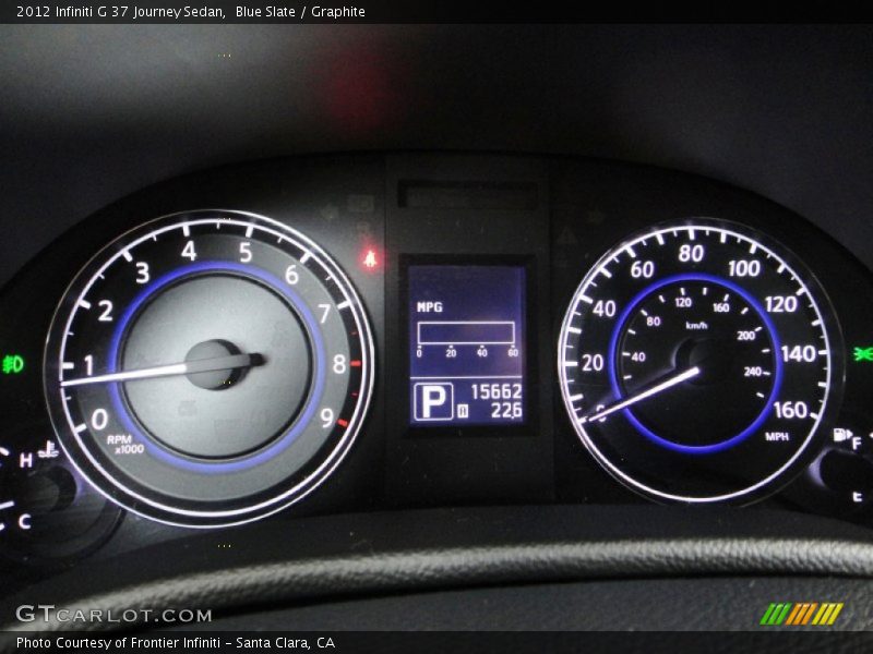 Blue Slate / Graphite 2012 Infiniti G 37 Journey Sedan