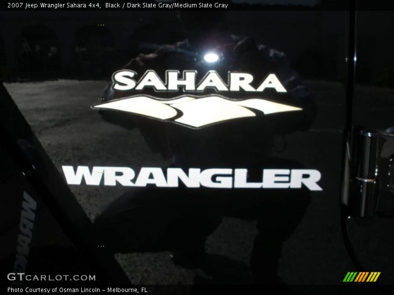 Black / Dark Slate Gray/Medium Slate Gray 2007 Jeep Wrangler Sahara 4x4