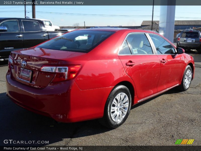 Barcelona Red Metallic / Ivory 2013 Toyota Camry LE