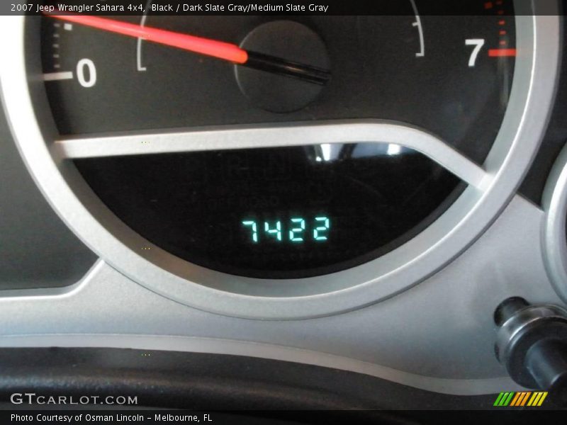 Black / Dark Slate Gray/Medium Slate Gray 2007 Jeep Wrangler Sahara 4x4
