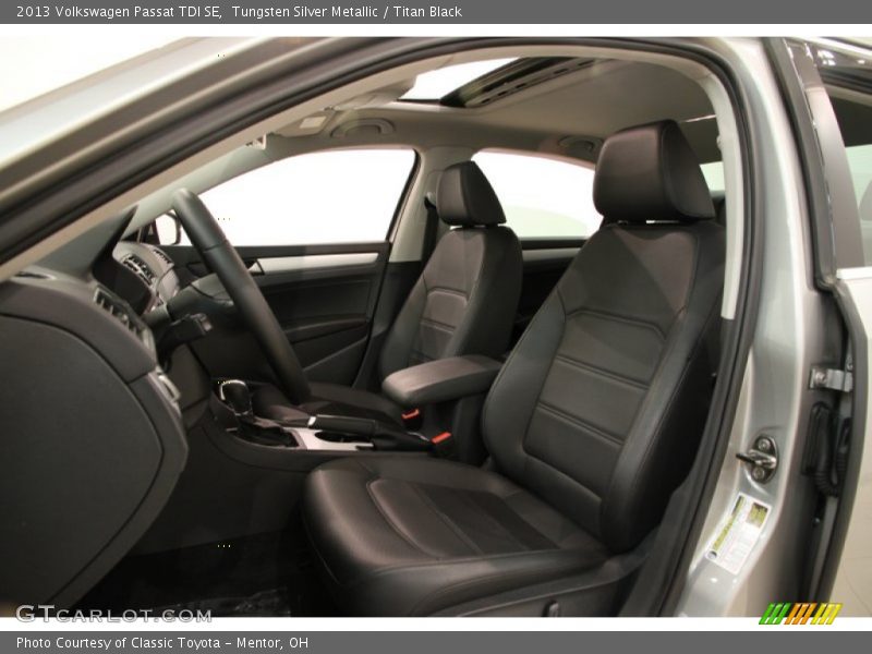 Tungsten Silver Metallic / Titan Black 2013 Volkswagen Passat TDI SE