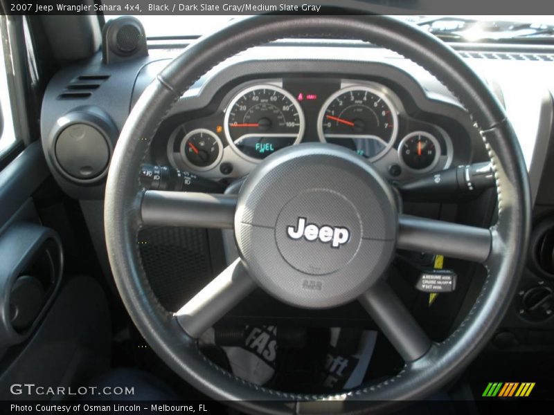 Black / Dark Slate Gray/Medium Slate Gray 2007 Jeep Wrangler Sahara 4x4