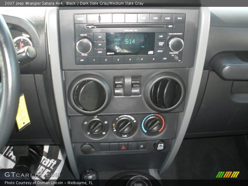 Black / Dark Slate Gray/Medium Slate Gray 2007 Jeep Wrangler Sahara 4x4