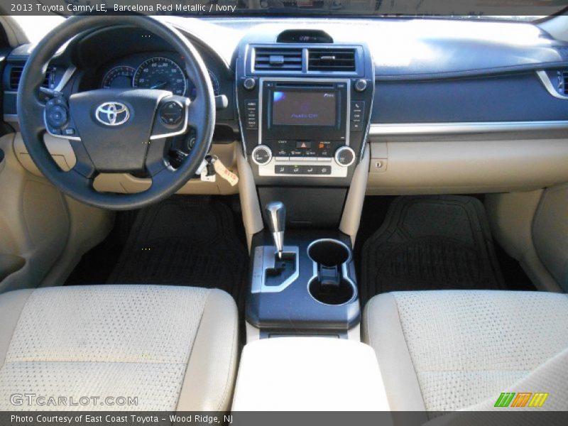 Barcelona Red Metallic / Ivory 2013 Toyota Camry LE