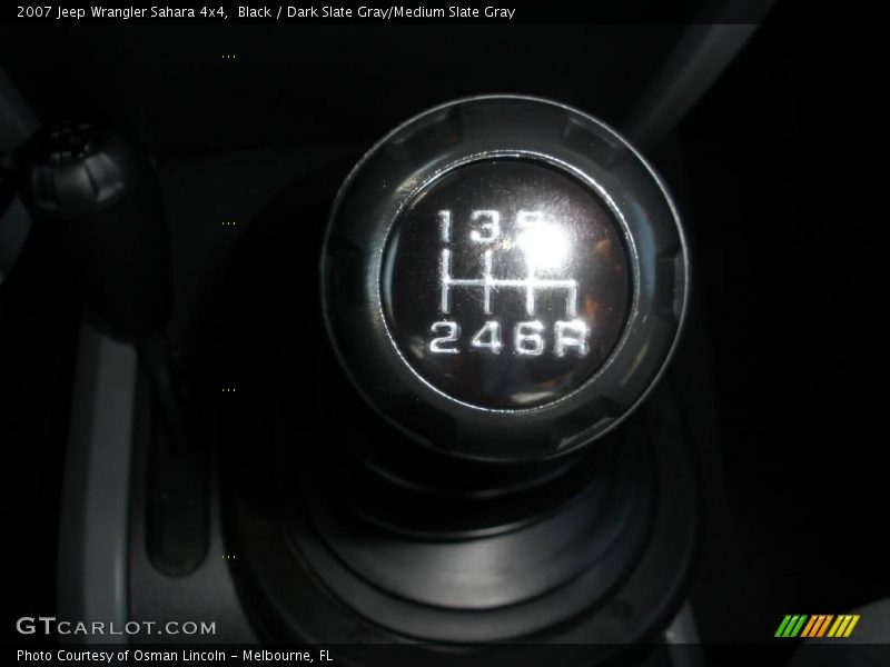 Black / Dark Slate Gray/Medium Slate Gray 2007 Jeep Wrangler Sahara 4x4