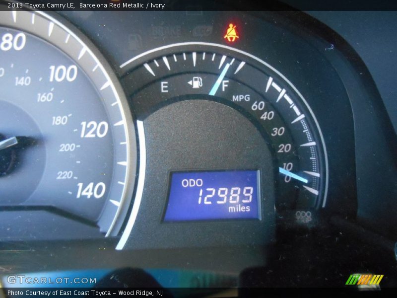 Barcelona Red Metallic / Ivory 2013 Toyota Camry LE