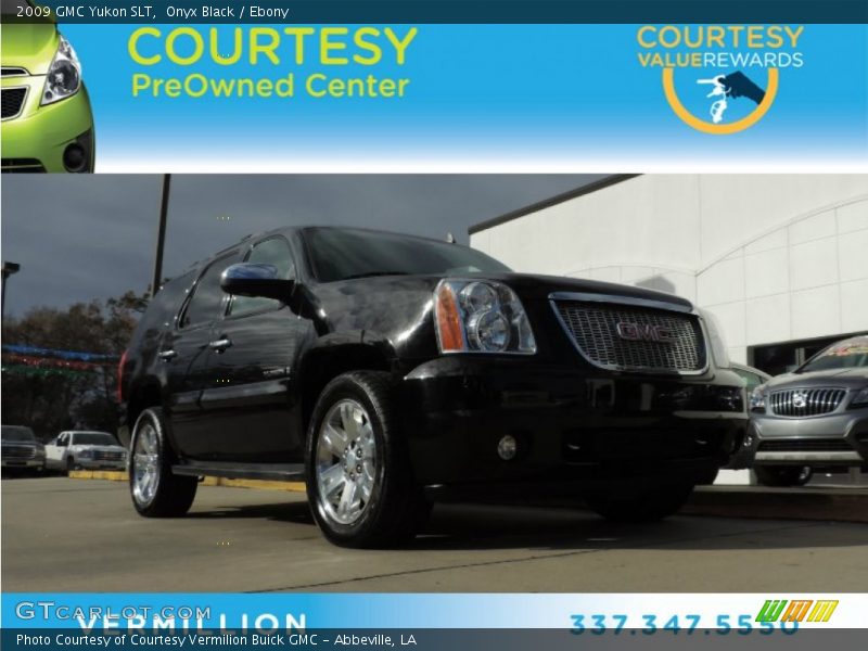 Onyx Black / Ebony 2009 GMC Yukon SLT