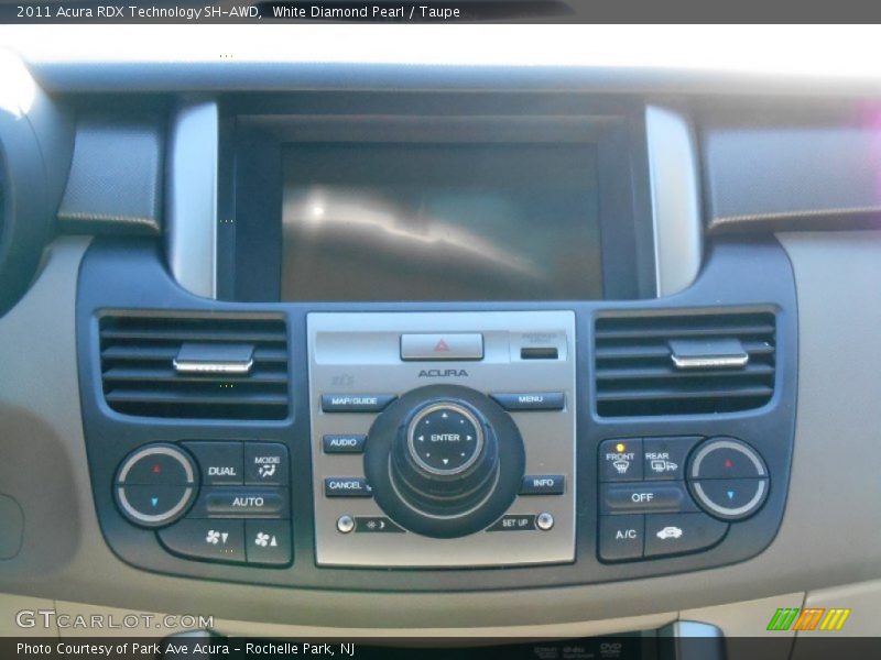 White Diamond Pearl / Taupe 2011 Acura RDX Technology SH-AWD