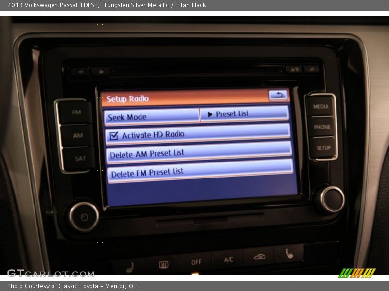 Tungsten Silver Metallic / Titan Black 2013 Volkswagen Passat TDI SE