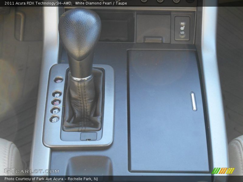 White Diamond Pearl / Taupe 2011 Acura RDX Technology SH-AWD