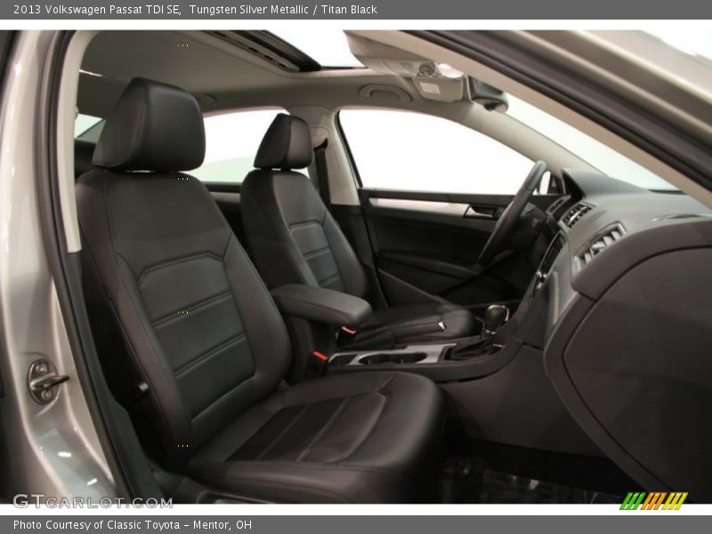 Tungsten Silver Metallic / Titan Black 2013 Volkswagen Passat TDI SE