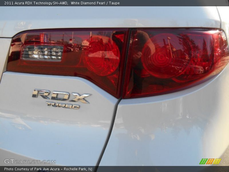 White Diamond Pearl / Taupe 2011 Acura RDX Technology SH-AWD