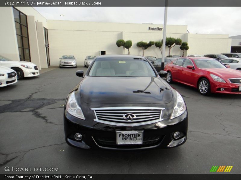 Malbec Black / Stone 2012 Infiniti G 37 Journey Sedan