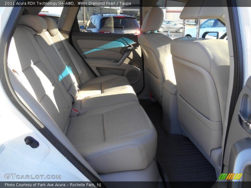 White Diamond Pearl / Taupe 2011 Acura RDX Technology SH-AWD