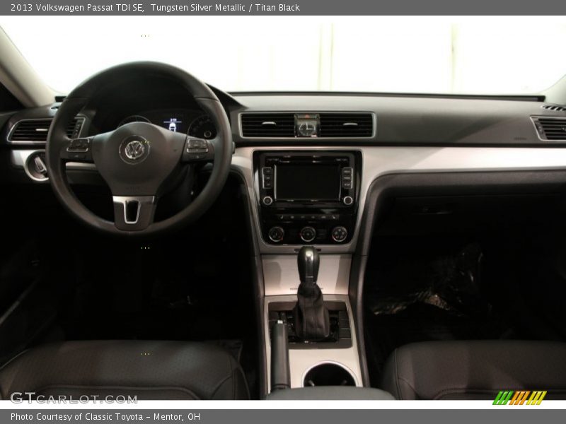 Tungsten Silver Metallic / Titan Black 2013 Volkswagen Passat TDI SE