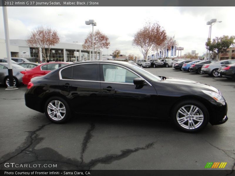 Malbec Black / Stone 2012 Infiniti G 37 Journey Sedan