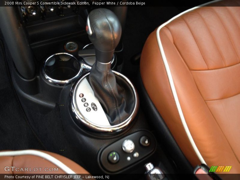  2008 Cooper S Convertible Sidewalk Edition 6 Speed Steptronic Automatic Shifter