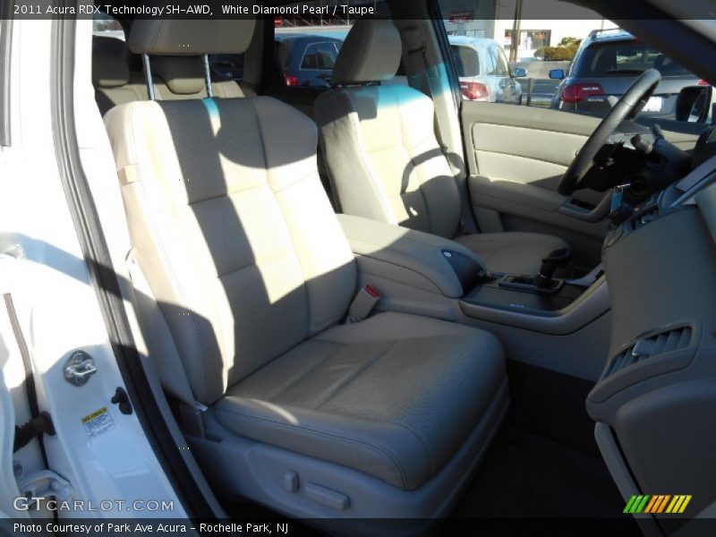 White Diamond Pearl / Taupe 2011 Acura RDX Technology SH-AWD