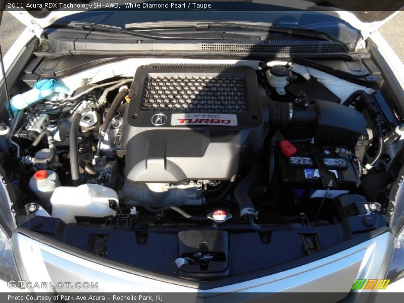 White Diamond Pearl / Taupe 2011 Acura RDX Technology SH-AWD