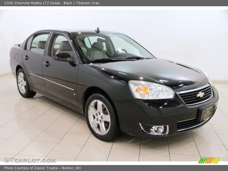 Black / Titanium Gray 2006 Chevrolet Malibu LTZ Sedan