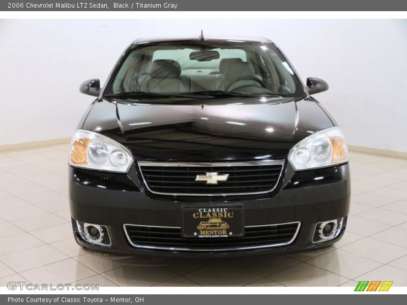 Black / Titanium Gray 2006 Chevrolet Malibu LTZ Sedan