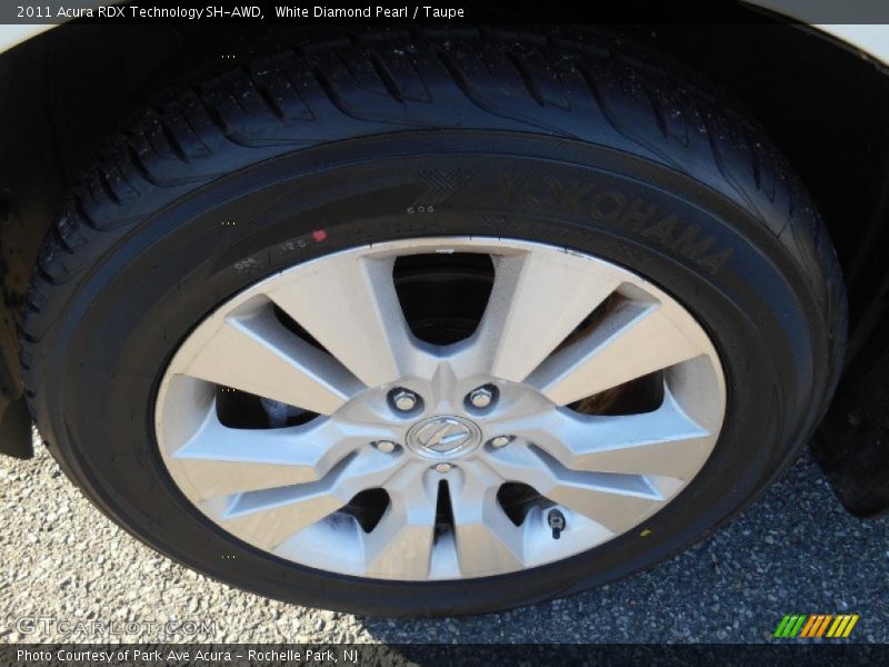 White Diamond Pearl / Taupe 2011 Acura RDX Technology SH-AWD