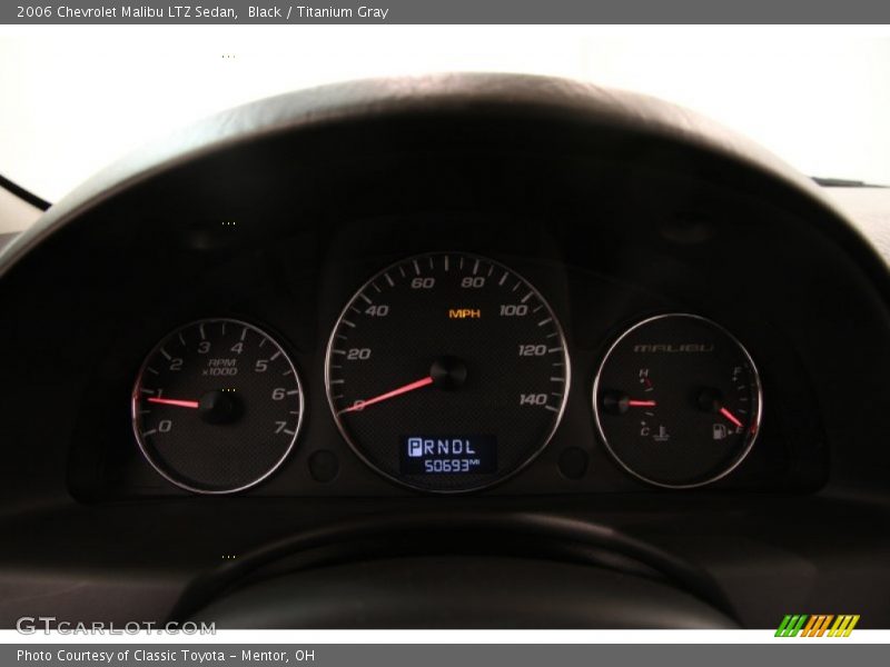Black / Titanium Gray 2006 Chevrolet Malibu LTZ Sedan