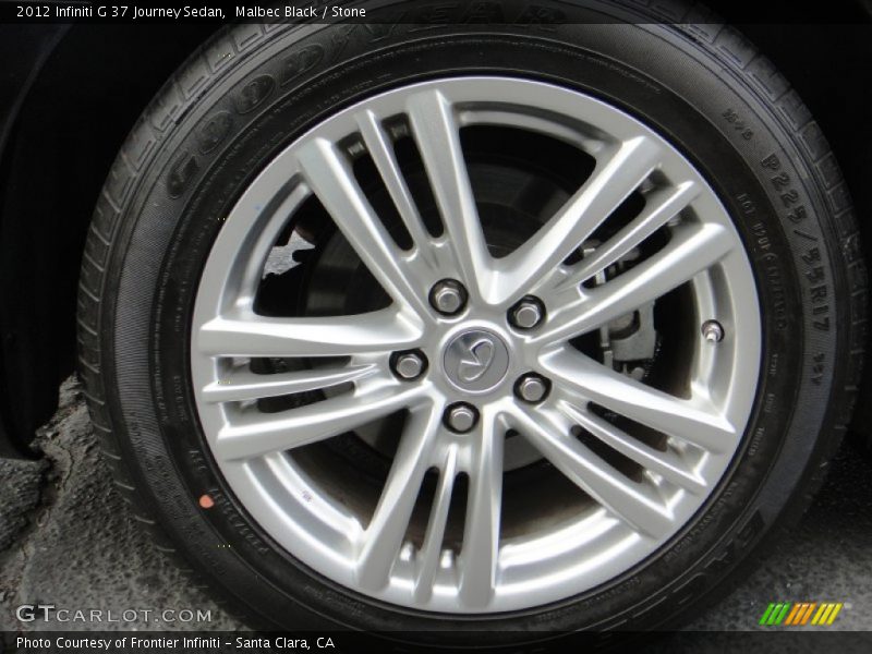 Malbec Black / Stone 2012 Infiniti G 37 Journey Sedan