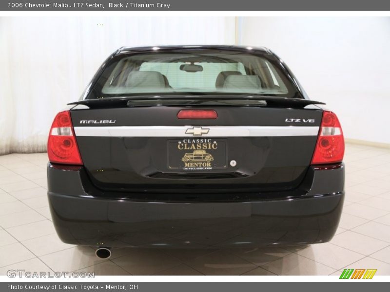 Black / Titanium Gray 2006 Chevrolet Malibu LTZ Sedan