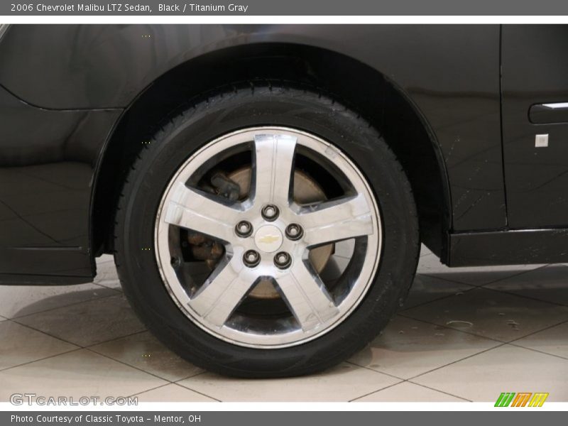 Black / Titanium Gray 2006 Chevrolet Malibu LTZ Sedan