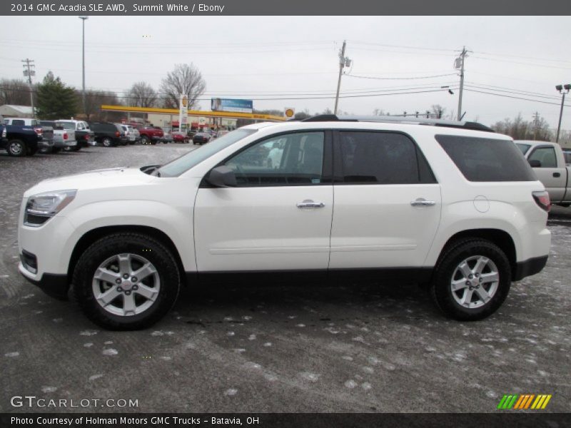 Summit White / Ebony 2014 GMC Acadia SLE AWD
