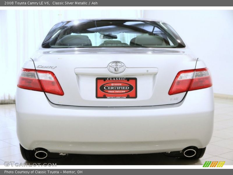Classic Silver Metallic / Ash 2008 Toyota Camry LE V6