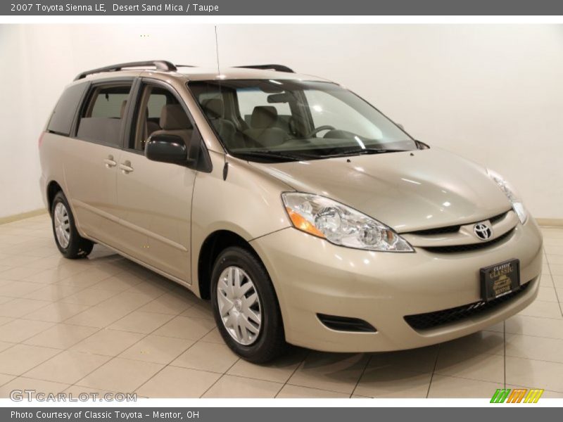 Desert Sand Mica / Taupe 2007 Toyota Sienna LE