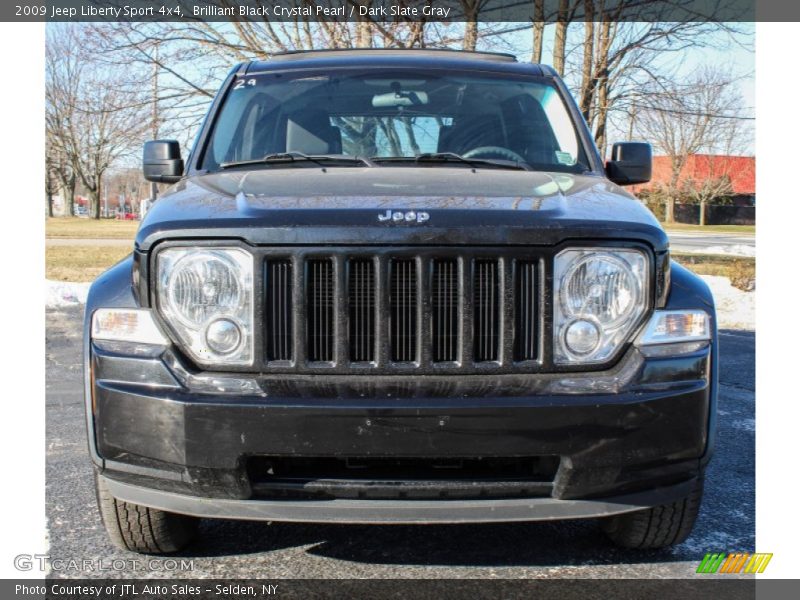 Brilliant Black Crystal Pearl / Dark Slate Gray 2009 Jeep Liberty Sport 4x4