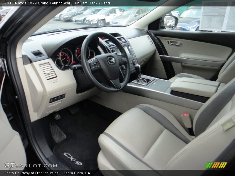 Sand Interior - 2011 CX-9 Grand Touring AWD 