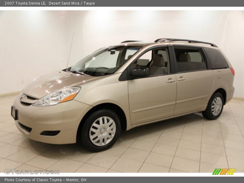 Desert Sand Mica / Taupe 2007 Toyota Sienna LE