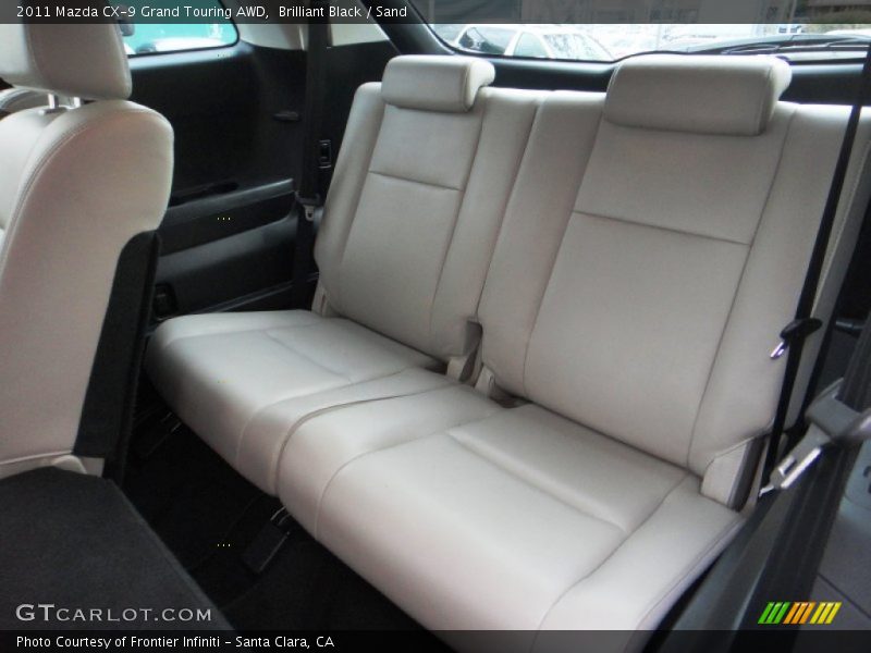 Rear Seat of 2011 CX-9 Grand Touring AWD