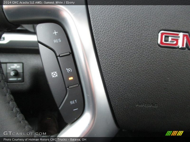 Summit White / Ebony 2014 GMC Acadia SLE AWD