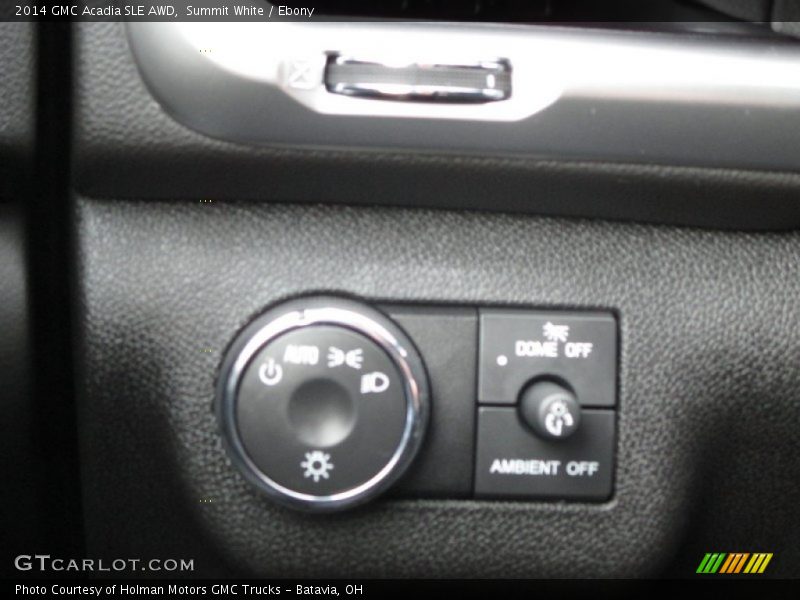Summit White / Ebony 2014 GMC Acadia SLE AWD
