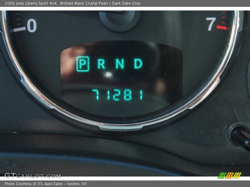 Brilliant Black Crystal Pearl / Dark Slate Gray 2009 Jeep Liberty Sport 4x4