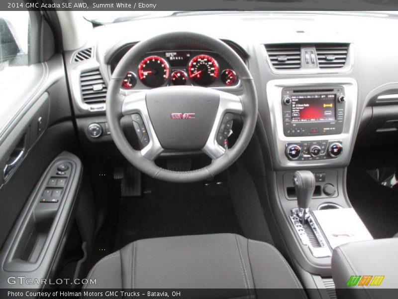 Summit White / Ebony 2014 GMC Acadia SLE AWD