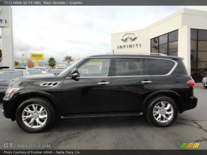 Black Obsidian / Graphite 2011 Infiniti QX 56 4WD