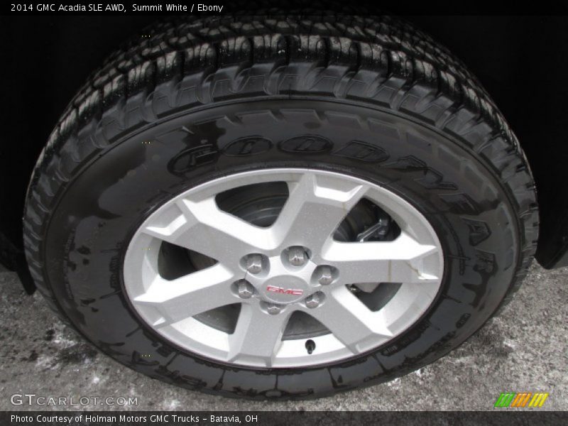 Summit White / Ebony 2014 GMC Acadia SLE AWD