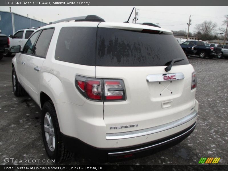 Summit White / Ebony 2014 GMC Acadia SLE AWD