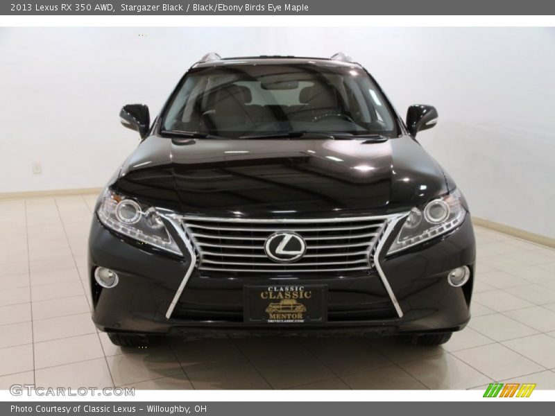 Stargazer Black / Black/Ebony Birds Eye Maple 2013 Lexus RX 350 AWD
