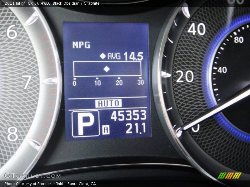 Black Obsidian / Graphite 2011 Infiniti QX 56 4WD