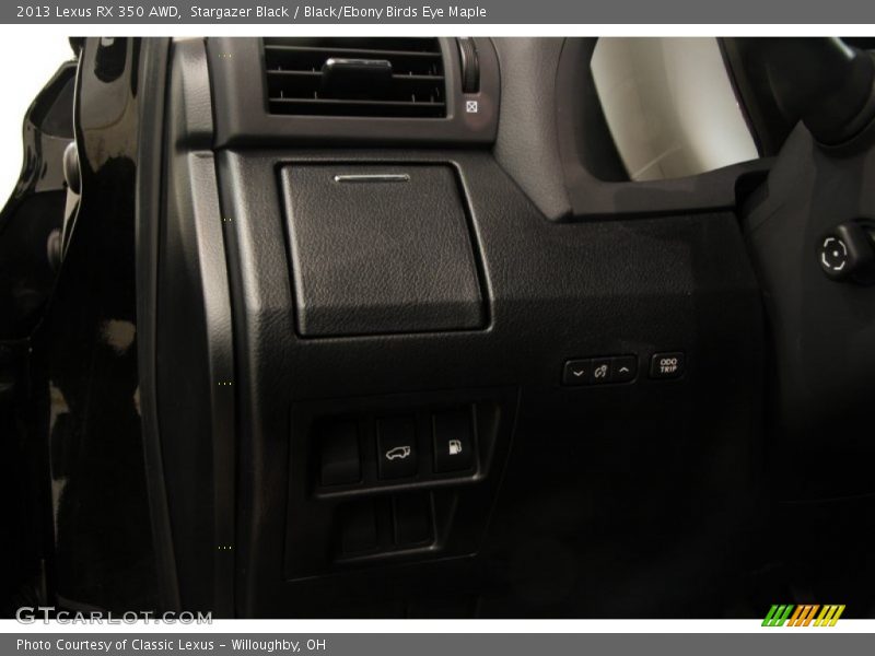 Stargazer Black / Black/Ebony Birds Eye Maple 2013 Lexus RX 350 AWD