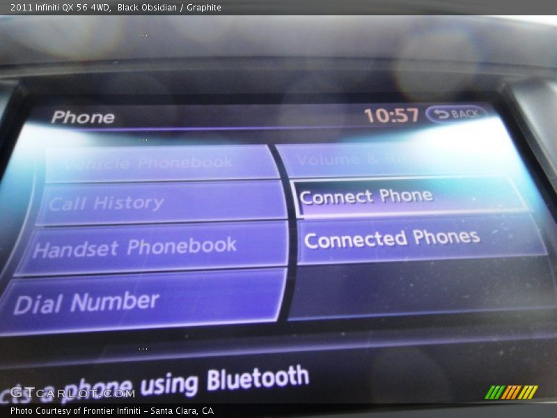 Black Obsidian / Graphite 2011 Infiniti QX 56 4WD